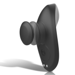BLACKSILVER - PRESTON RECHARGEABLE SILICONE VIBRATOR PANTIE BLACK - imagine 3