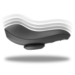 BLACKSILVER - PRESTON RECHARGEABLE SILICONE VIBRATOR PANTIE BLACK - imagine 4
