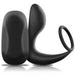 BLACKSILVER - REMOTE CONTROL ANAL MASSAGER RECHARGEABLE SILICONE BLACK - imagine 5
