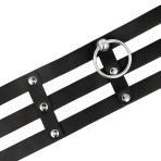 COQUETTE CHIC DESIRE - FETISH STYLE VEGAN LEATHER CHOKER - imagine 5
