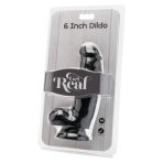 GET REAL - DILDO 12 CM WITH BALLS BLACK - imagine 2