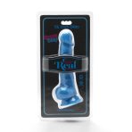 GET REAL - HAPPY DICKS 19 CM WITH BALLS BLUE - imagine 2
