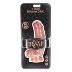GET REAL - SILICONE DILDO 18 CM W BALLS SKIN - imagine 4