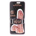 GET REAL - SILICONE DILDO 20,5 CM W BALLS SKIN - imagine 4