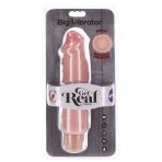 GET REAL - DUAL DENSITY BIG VIBRATOR 20,5 CM SKIN - imagine 4