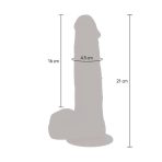GET REAL - ROTATING BEADS VIBRATING DILDO SKIN - imagine 5