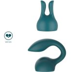 XOCOON - ATTACHMENTS PERSONAL MASSAGER GREEN - imagine 2