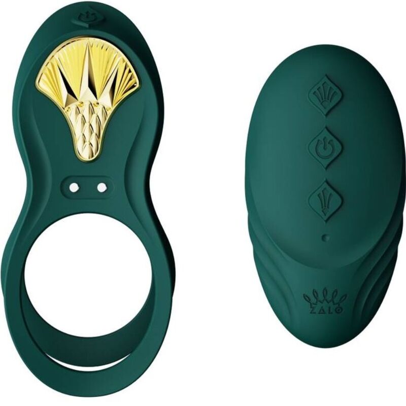 img_141160_40300a4115a0ddd2dab2ce8b08a9b0c8_1.jpg ZALO - BAYEK VIBRATING COUPLES RING GREEN - imagine 1