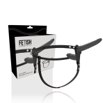 FETISH SUBMISSIVE HARNESS - BLACK DOUBLE PENETRATION - imagine 2