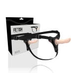 FETISH SUBMISSIVE HARNESS - FLESH SILICONE G-SPOT 12.5 CM - imagine 2