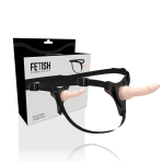 FETISH SUBMISSIVE HARNESS - FLESH REALISTIC SILICONE 16 CM - imagine 2