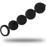 BLACKSILVER - LENNON ANAL ROSARY 4 SILICONE SPHERES 15 CM - imagine 2