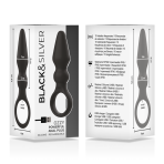 BLACKSILVER - OZZY POWERFUL SILICONE ANAL PLUG - imagine 5