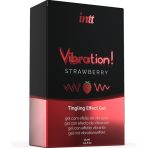 INTT - POWERFUL INTIMATE STIMULANT LIQUID VIBRATING GEL STRAWBERRY 15 ML - imagine 3