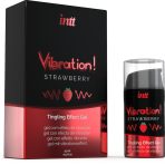 INTT - POWERFUL INTIMATE STIMULANT LIQUID VIBRATING GEL STRAWBERRY 15 ML - imagine 2