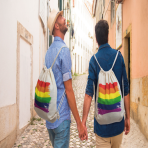 PRIDE - COTTON LGBT FLAG BACKPACK - imagine 2