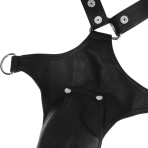 FETISH SUBMISSIVE ATTITUDE - MENS V-SHAPED ECO-LEATHER HARNESS - imagine 5