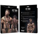 FETISH SUBMISSIVE ATTITUDE - MENS V-SHAPED ECO-LEATHER HARNESS - imagine 2