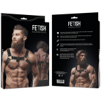FETISH SUBMISSIVE ATTITUDE - MENS ECO-LEATHER CHEST HARNESS - imagine 2