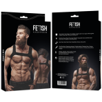 FETISH SUBMISSIVE ATTITUDE - NEOPRENE CHEST HARNESS FOR MEN SIZE M - imagine 2