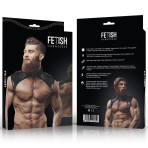 FETISH SUBMISSIVE ATTITUDE - MENS BRIGADE ADJUSTABLE ECO-LEATHER NECK HARNESS - imagine 2