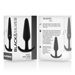 BLACKSILVER - KAEL SILICONE ANAL PLUG WITH MEDIUM HANDLE - imagine 5
