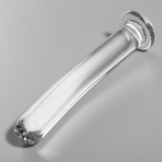 NEBULA SERIES BY IBIZA - MODELO 9 DILDO CRISTAL TRANSPARENTE 15.5 CM -O- 2.5 CM - imagine 2