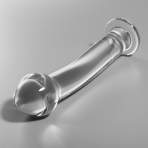 NEBULA SERIES BY IBIZA - MODELO 11 DILDO CRISTAL TRANSPARENTE 16 CM -O- 3 CM - imagine 2