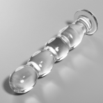 NEBULA SERIES BY IBIZA - MODELO 10 DILDO CRISTAL TRANSPARENTE 16.5 CM -O- 3.5 CM - imagine 2