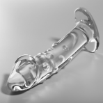 NEBULA SERIES BY IBIZA - MODELO 19 DILDO CRISTAL TRANSPARENTE 18.5 CM -O- 4 CM - imagine 2