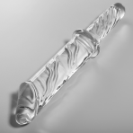 NEBULA SERIES BY IBIZA - MODELO 24 DILDO CRISTAL TRANSPARENTE 28.5 CM -O- 5 CM - imagine 2
