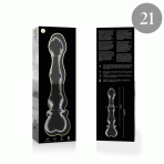 NEBULA SERIES BY IBIZA - MODELO 21 DILDO CRISTAL TRANSPARENTE 20.5 CM -O- 3.5 CM - imagine 4
