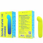 B SWISH - BCUTE CURVE INFINITE CLASSIC RECHARGEABLE SILICONE VIBRATOR YELLOW - imagine 3