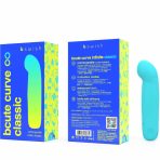 B SWISH - BCUTE CURVE INFINITE CLASSIC RECHARGEABLE VIBRATOR BLUE SILICONE - imagine 3