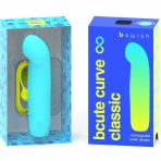 B SWISH - BCUTE CURVE INFINITE CLASSIC RECHARGEABLE VIBRATOR BLUE SILICONE - imagine 2