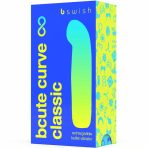 B SWISH - BCUTE CURVE INFINITE CLASSIC RECHARGEABLE VIBRATOR BLUE SILICONE - imagine 4