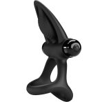 PRETTY LOVE - VIBRATING RING 10 VIBRATIONS BLACK SILICONE - imagine 2
