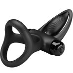 PRETTY LOVE - VIBRATING RING 10 VIBRATIONS BLACK SILICONE - imagine 5