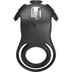 PRETTY LOVE - RUBEN VIBRATOR RING 7 VIBRATIONS BLACK SILICONE - imagine 4