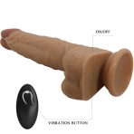 PRETTY LOVE - JONATHAN SILICONE DILDO 3 VIBRATIONS + 3 INSERTION MEASUREMENTS REMOTE CONTROL 21 CM - imagine 4