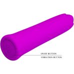 PRETTY LOVE - CURTIS MINI SUPER POWER VIBRATOR 12 VIOLET SILICONE VIBRATIONS - imagine 4