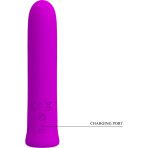 PRETTY LOVE - CURTIS MINI SUPER POWER VIBRATOR 12 VIOLET SILICONE VIBRATIONS - imagine 5