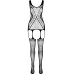 PASSION - ECO COLLECTION BODYSTOCKING ECO BS007 NEGRO - imagine 3