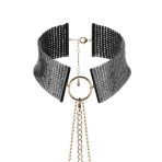 BIJOUX - DÉSIR MÉTALLIQUE BLACK METALLIC NECKLACE - imagine 2