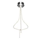 BIJOUX - DÉSIR MÉTALLIQUE BLACK METALLIC NECKLACE - imagine 3