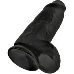 KING COCK - CHUBBY REALISTIC PENIS 23 CM BLACK - imagine 4