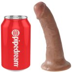 KING COCK - REALISTIC PENIS 15 CM CARAMEL - imagine 5