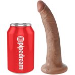 KING COCK - REALISTIC PENIS 17.5 CM CARAMEL - imagine 4