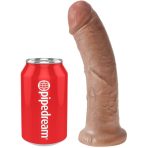 KING COCK - REALISTIC PENIS 19.5 CM CARAMEL - imagine 5