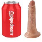 KING COCK - REALISTIC PENIS 12 CM CARAMEL - imagine 5